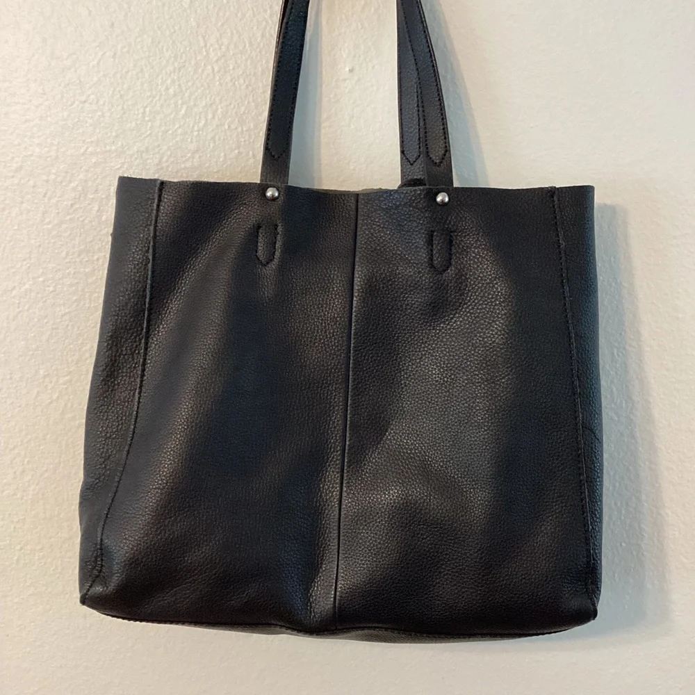 Sanctuary Black Leather Camo Tote Bag - Picture 4 of 6